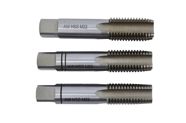AWTOOLS GÄNGTÄNGER M2 HSS M14x2.00 SET 3 ST.