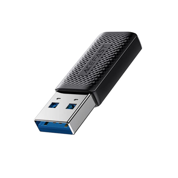 Acefast J2 USB-C 3.0 (naaras) - USB-A 3.0 (uros) 5Gb/s -sovitin - musta