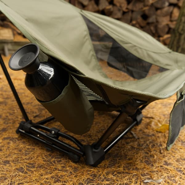 Stor Offlander campingstol, foldbar, olivengrøn