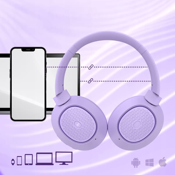 Trådlösa Bluetooth-hörlurar PowerLocus Universe ANC Micro Case 60 timmar