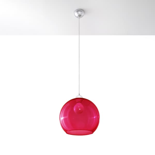DREMO 1 HÄNGLAMPA E27 RÖD LUMILO 02.171.53