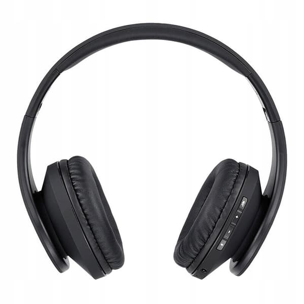 PowerLocus trådløse hovedtelefoner sorte BLUETOOTH / microSD / FM-radio