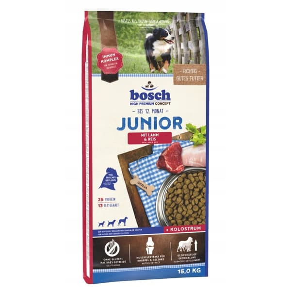 Bosch Junior Lamm & Ris Torrfoder för hundar 15 kg