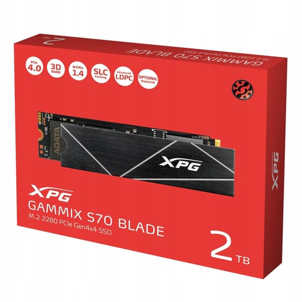 ADATA XPG GAMMIX S70 BLADE 2TB M.2 2280 NVMe SSD