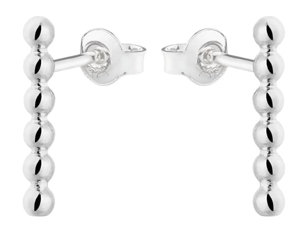 Sølvkugleøreringe 2mm elegante dameøreringe sølv 925