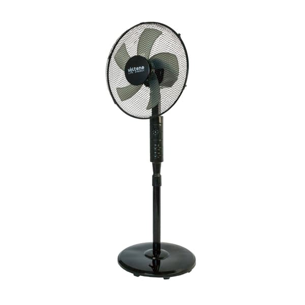 VOLTENO GULVVENTILATOR SORT + DISPLAY