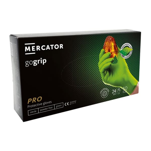 Mercator Gogrip grønne XL nitrilhandsker 50 stk.