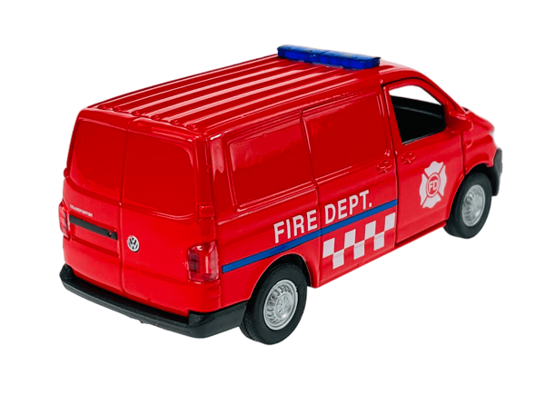 Welly VW Transporter T6 VAN palokunta 1:34