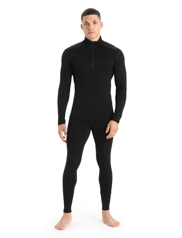 ICEBREAKER M 260 TECH LEGGINGS SORT, XX LARGE
