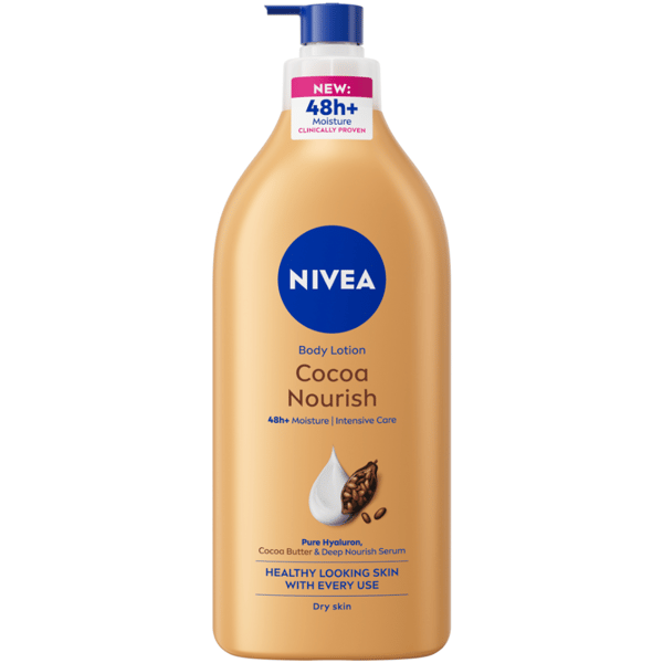 903719 NIVEA Kroppsbalsam Kakaosmör 625 ml