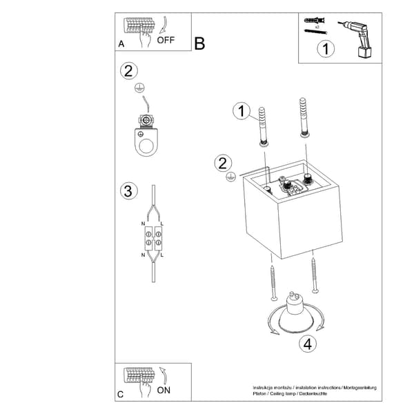 DELTA 1 GU10 GULD LAMPE LUMILO 11.207.82