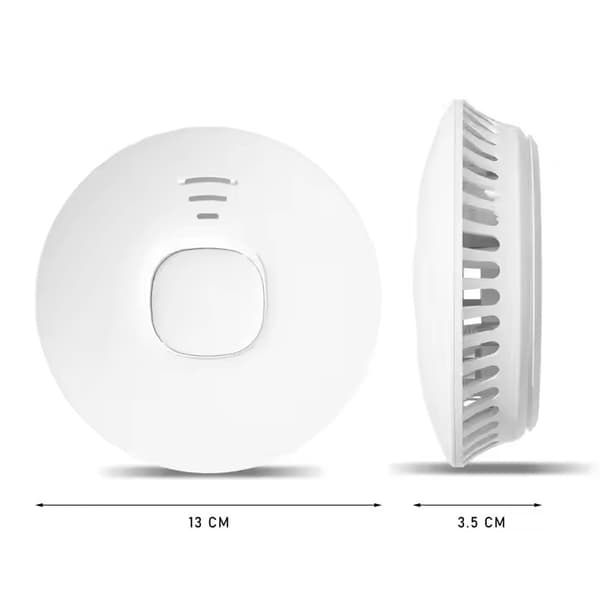 Trådløs 433MHz røgsensor til RTX-alarm
