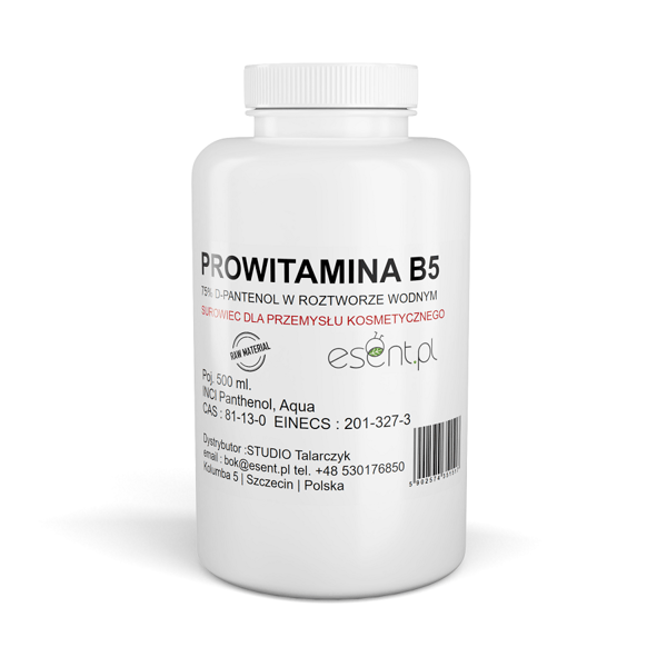 Provitamiini B5 - 75 % D-pantenolia 500 ml