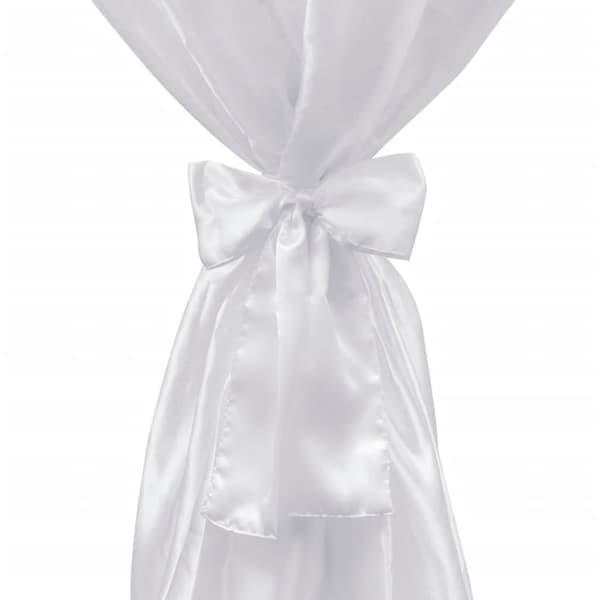 Vit duk med band, 60 cm, 2 stycken