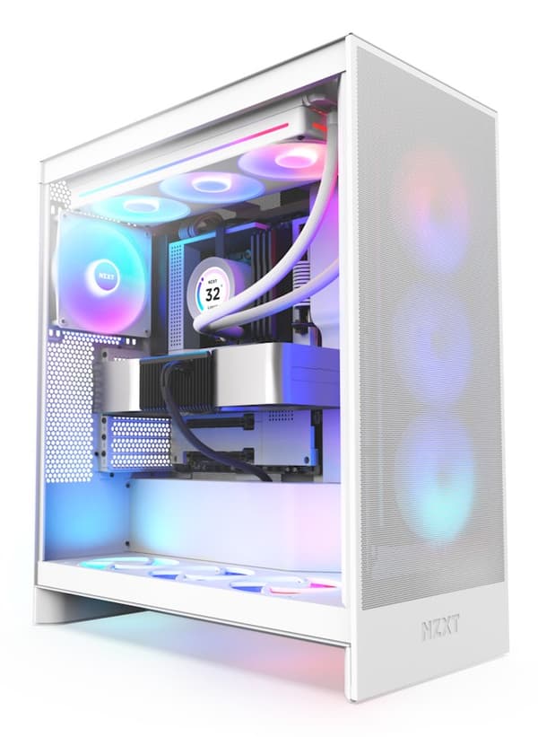 NZXT H7 FLOW RGB MIDI-TOWERCHASSA VIT (2024)