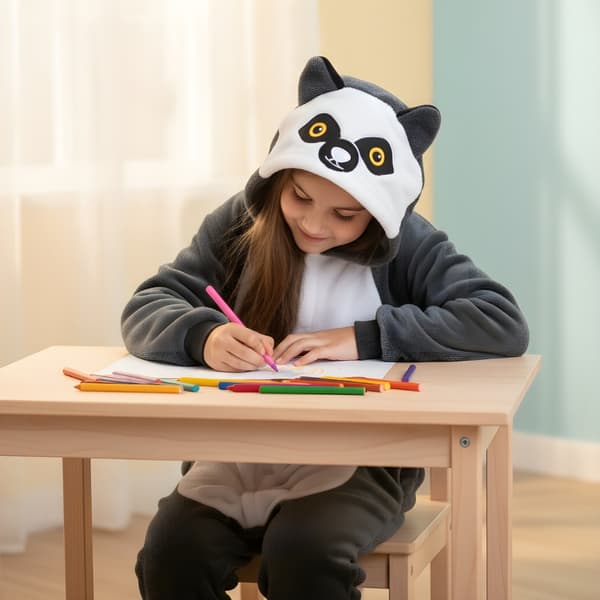 Kigurumi pyjamas kostume til børn, 105-115 cm