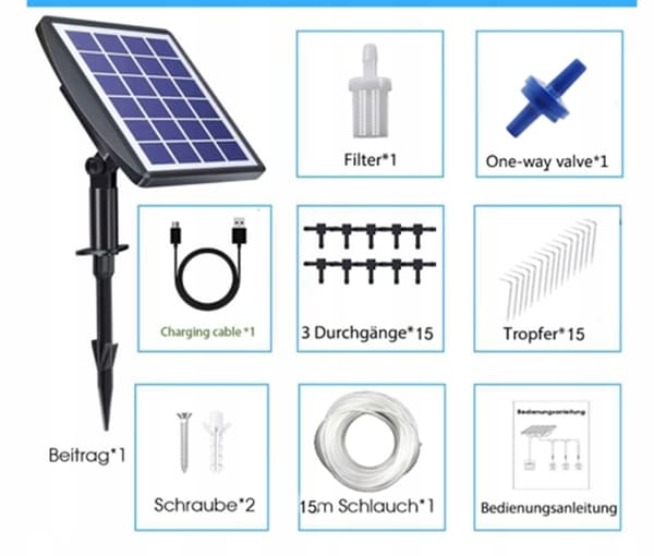 SOLVAKT GRÖNSAKSVÄXTER AUTOMATISK 15M TRÄDGÅRDSKONTROLL