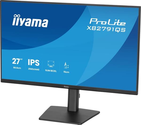 Iiyama ProLite XB2791QS-B1 27" WQHD IPS 1ms FreeSync sort