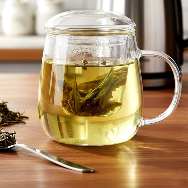 GLASMUSS 400ml MED INFUSER OCH LOCK 139816