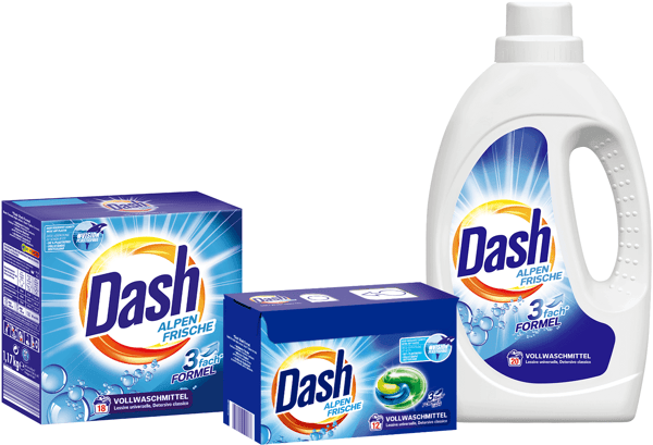 DASH Alpen Frische 3in1 pesukapselit 18 kpl