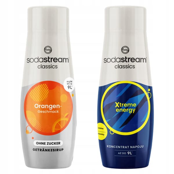 SodaStream Apelsin Zero sirapskoncentrat sockerfri och energidryck