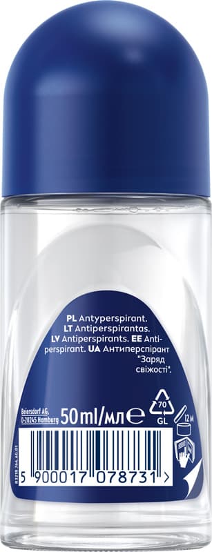 NIVEA Fresh Kick Antiperspirant roll on 50 ml