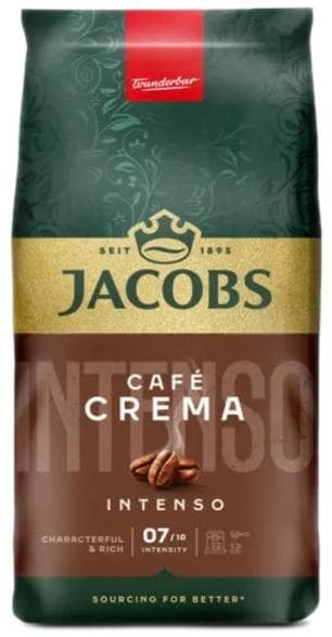 Jacobs Crema Intenso hele kaffebønner 1 kg