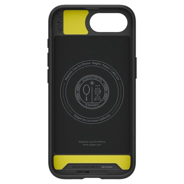 Spigen Rugged Armor Mag MagSafe - iPhone 16e-skal (mattsvart)