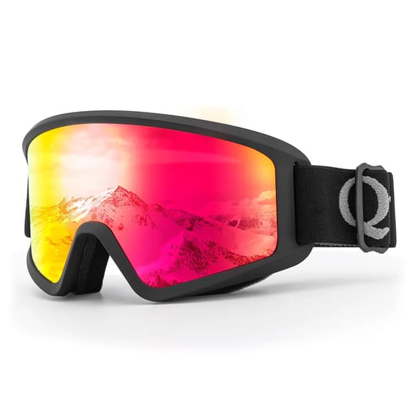 Qunature Hvide Skibriller til Voksne - Sort