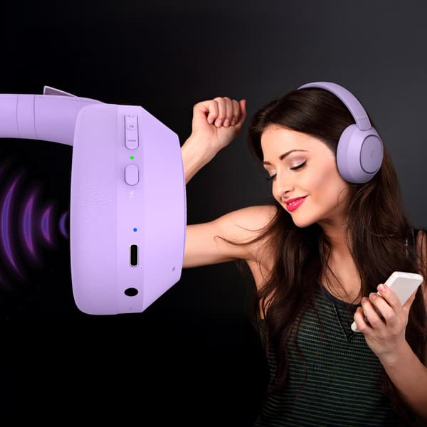 Trådløse Bluetooth-hovedtelefoner PowerLocus Universe ANC Micro Case 60 timer