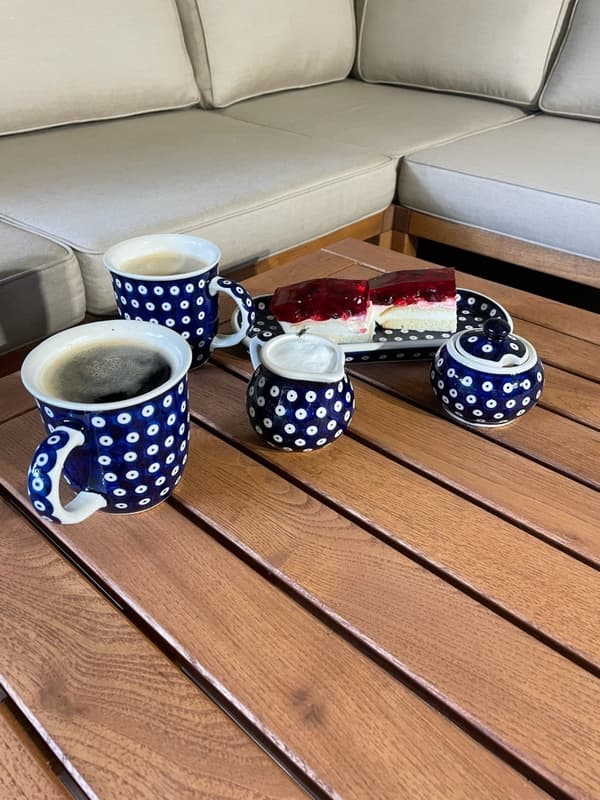 Kaffemuggset K1 mönster - 100% handgjort
