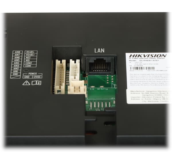 Hikvision Wi-Fi/IP INDENDØRS PANEL DS-KH6351-WTE1