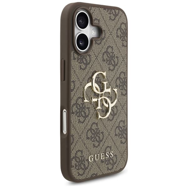 Guess 4G Stor Logotyp - iPhone 17 Skal (Brunt)