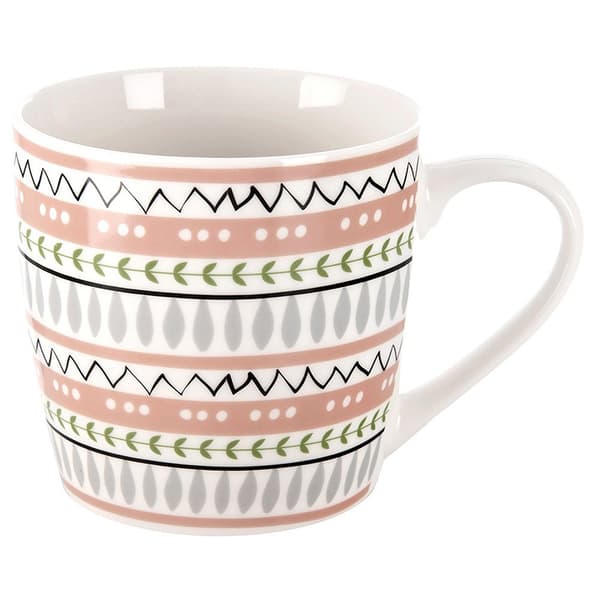 Porcelænskop med skål til børn, kat, 2 dele
