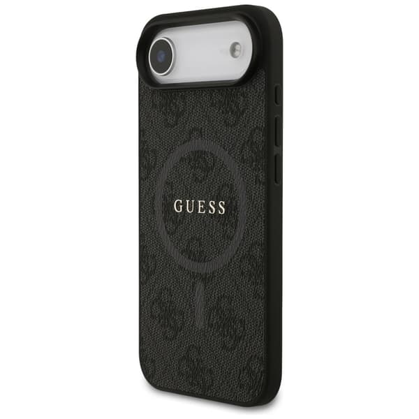 Guess 4G Ring Classic Logo MagSafe-etui til iPhone 17 Air – sort