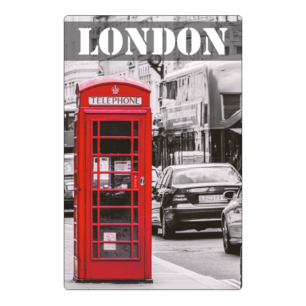 Kylmagnet London telefonkiosk