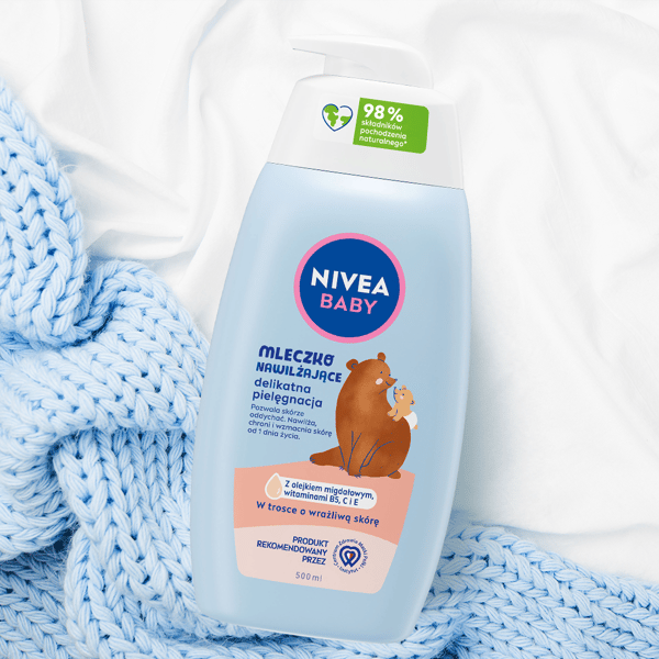 NIVEA BABY Fuktighetskräm skonsam hudvård 500 ml
