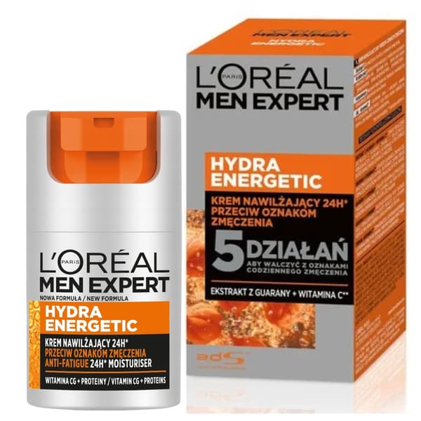 L'Oréal Men Hydra Energetic fuktgivande ansigtskräm för män 50 ml
