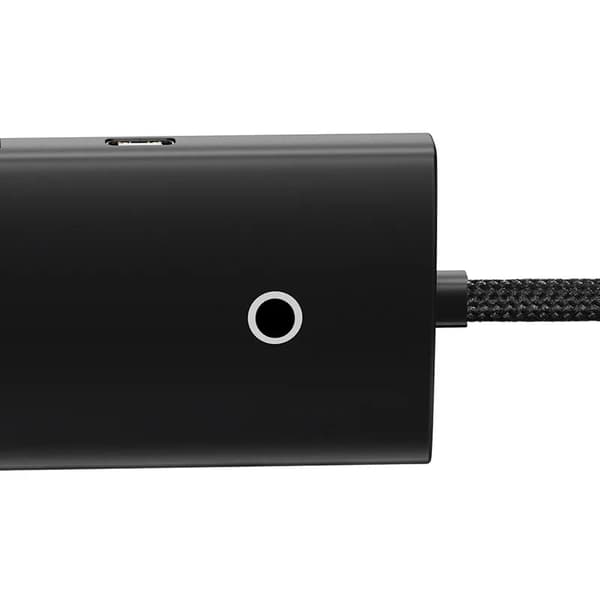 Baseus Lite Series 4-i-1 USB-hub til 4x USB 3.0 1m (Sort)