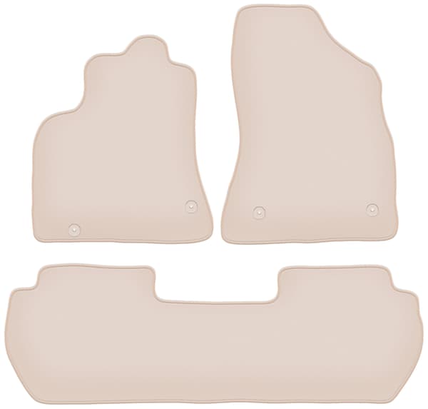 mattor PREMIUM beige för Citroen Berlingo II Multispace 2008-2018