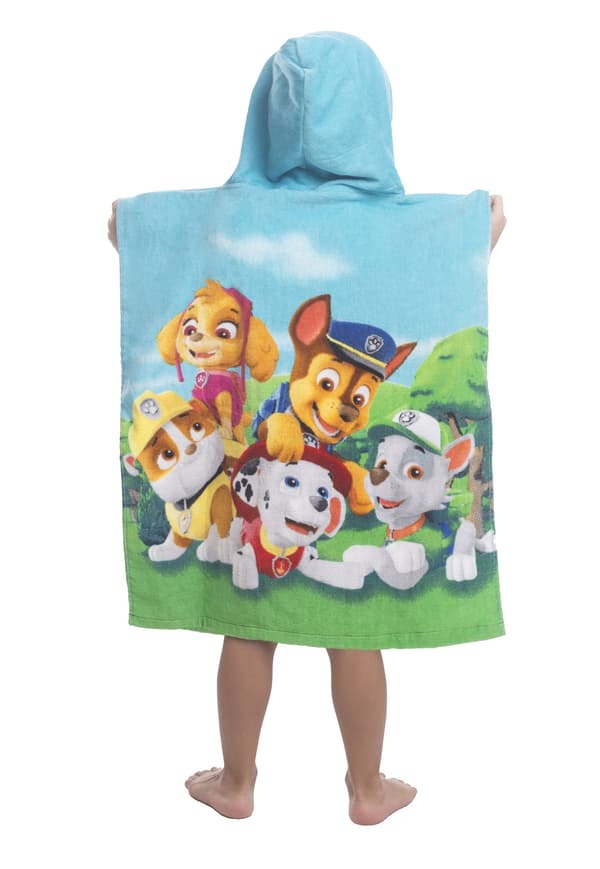 PAW PATROL badehåndklæde med hætte til børn