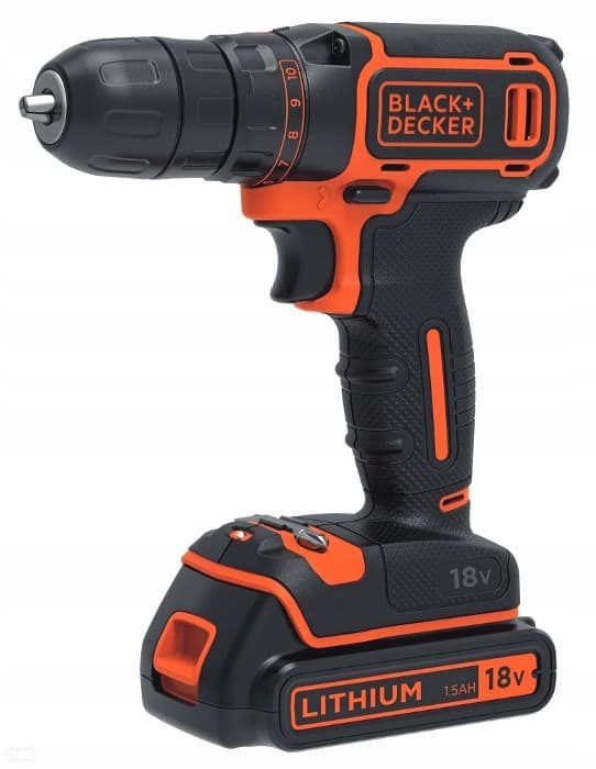 BLACK + DECKER BORR-/DRIVSLAGGARE 18V 2x1.5Ah BDCDC18B