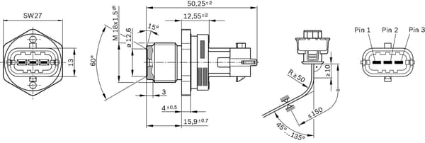 TRYCKREGULATOR 0281002937 BOSCH