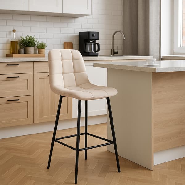 Hamilton Beige Velvet -baarituoli