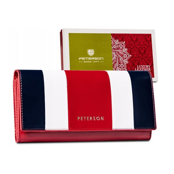 Peterson PTN PL-411 MULTI Läderplånbok för Dam
