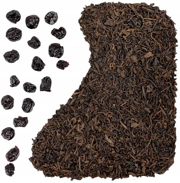 Sort te pu-erh Kirsebær i rom 50g