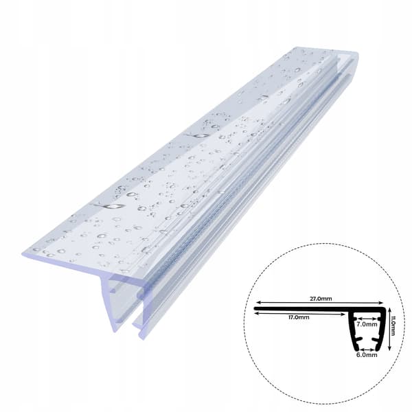 Pakning til brusekabine DK02 6mm-7mm 20cm