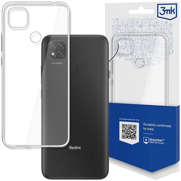 Xiaomi Redmi 9C - 3mk Gennemsigtigt Etui