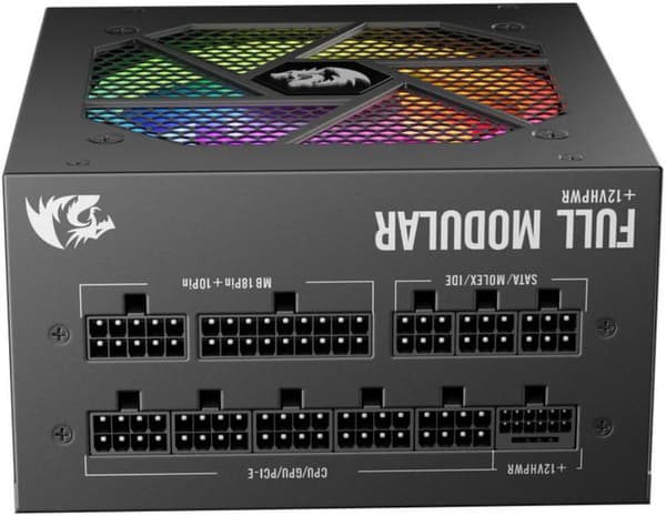 Redragon GC-PS007-1 850W 80 Plus Gold RGB Sort