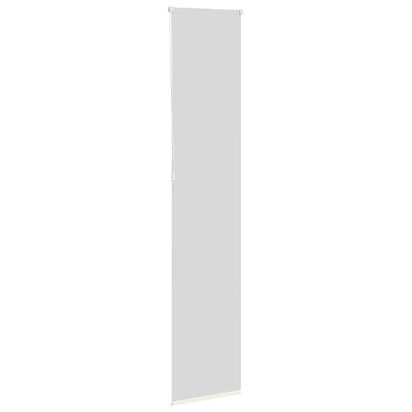 vidaXL Mörkläggningsrullgardin vit 55x210 cm tygbredd